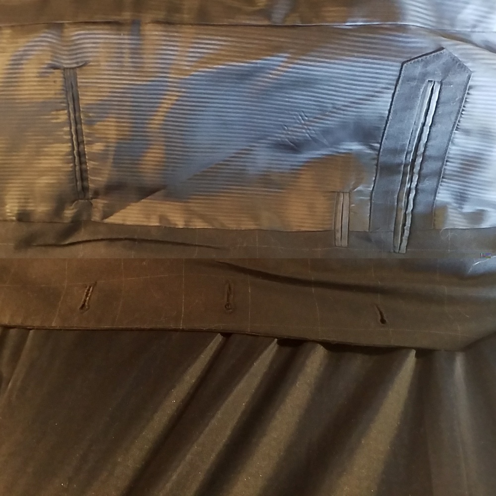BOLZANO SPORTCOAT Dark Grey window pane Size 38S - Picture 6 of 9